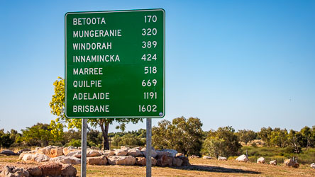 It's a long way to anywhere from Birdsville. [1065]