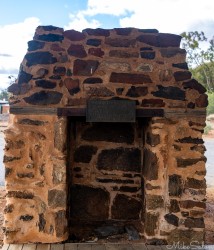 This 1885 chimney is all that remains of the very first BHP office in Broken Hill. [2909]