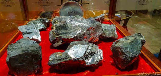 Mineral display in the Broken Hill Pub. [2441]