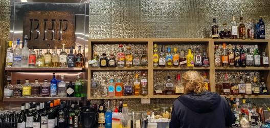 Inside the bar at the Broken Hill Pub. [1817]