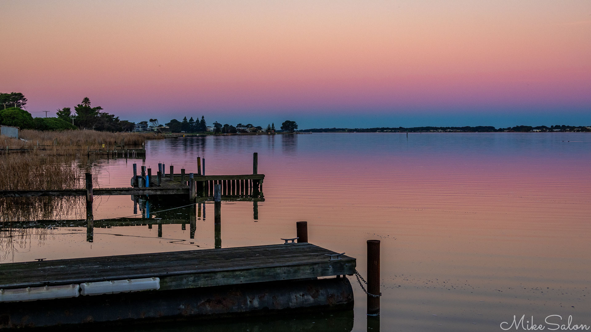 Sunset at Birks Harbour Marina. [1450]
