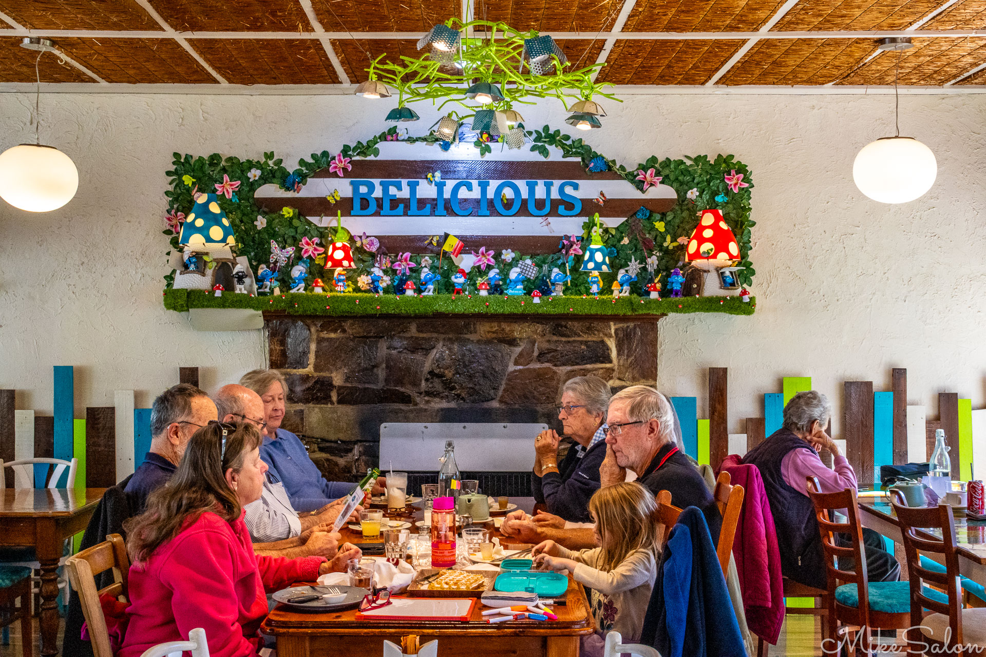 Interior of Belicious, a Belgian waffle cafe near Victor Harbour. [1367]