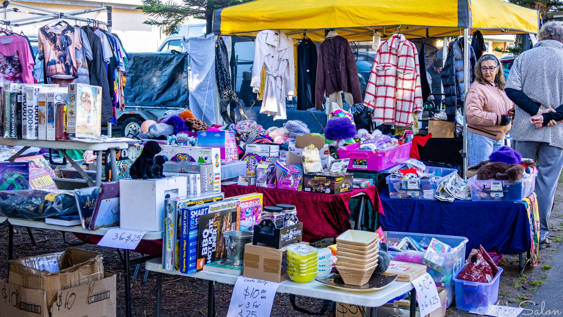 Bric-a-brac stall of the Goolwa Market. [2008]