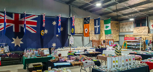 Inside an Opportunity Shop cum Museum at the Welcoming Centre in downtown Merriwa. [5545]