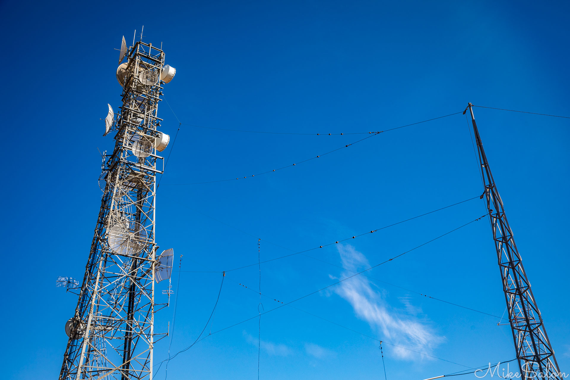 Telstra's communications tower, and a legacy VHF/UHF antenna. [0852]