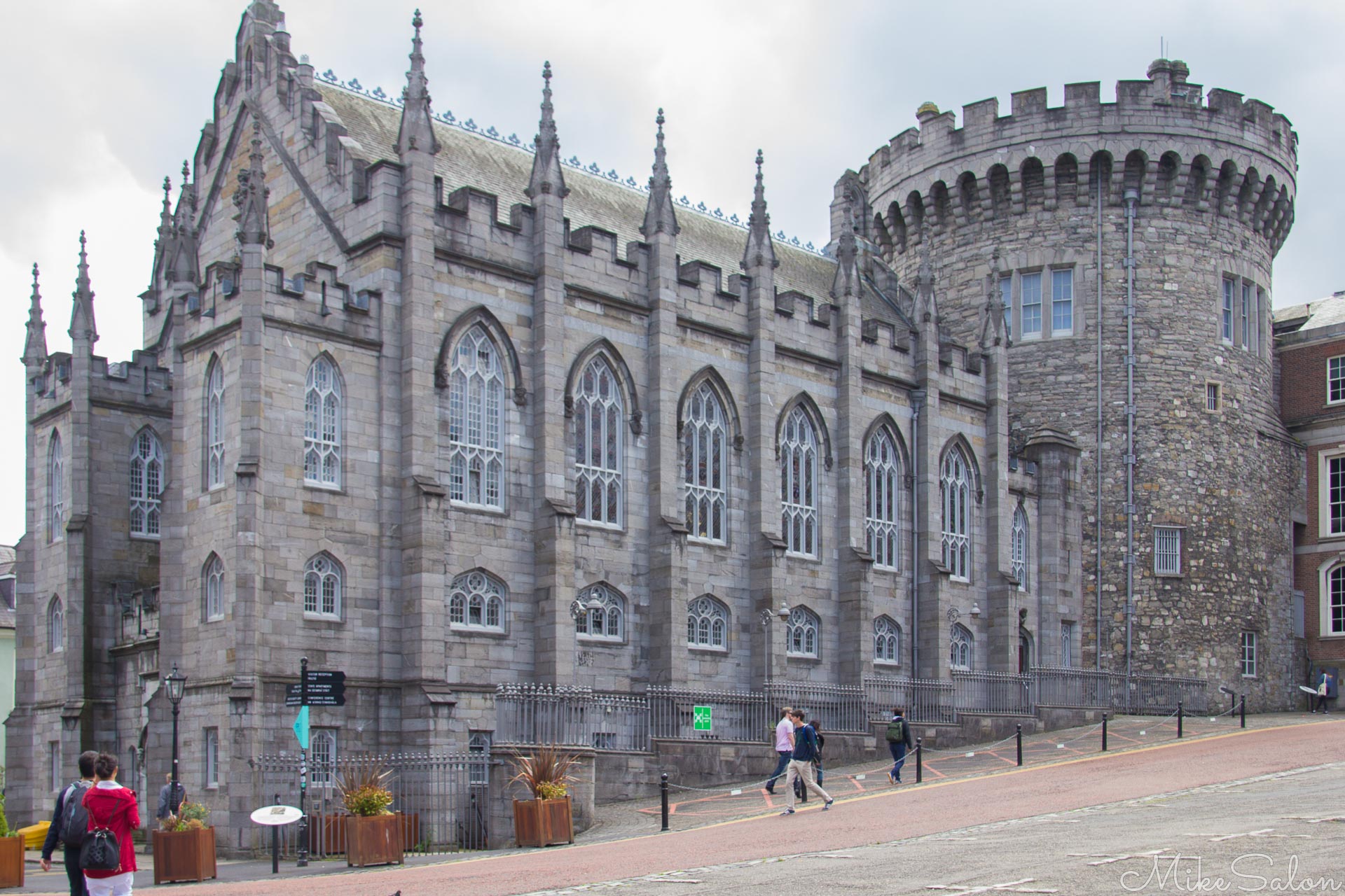 Dublin Castle, Ireland : The tower on the right is the only surviving tower of the 1228 medieval castle. (IMG_3415.jpg)<br>Camera: Canon EOS 60D