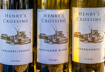Close‑up of three Henry