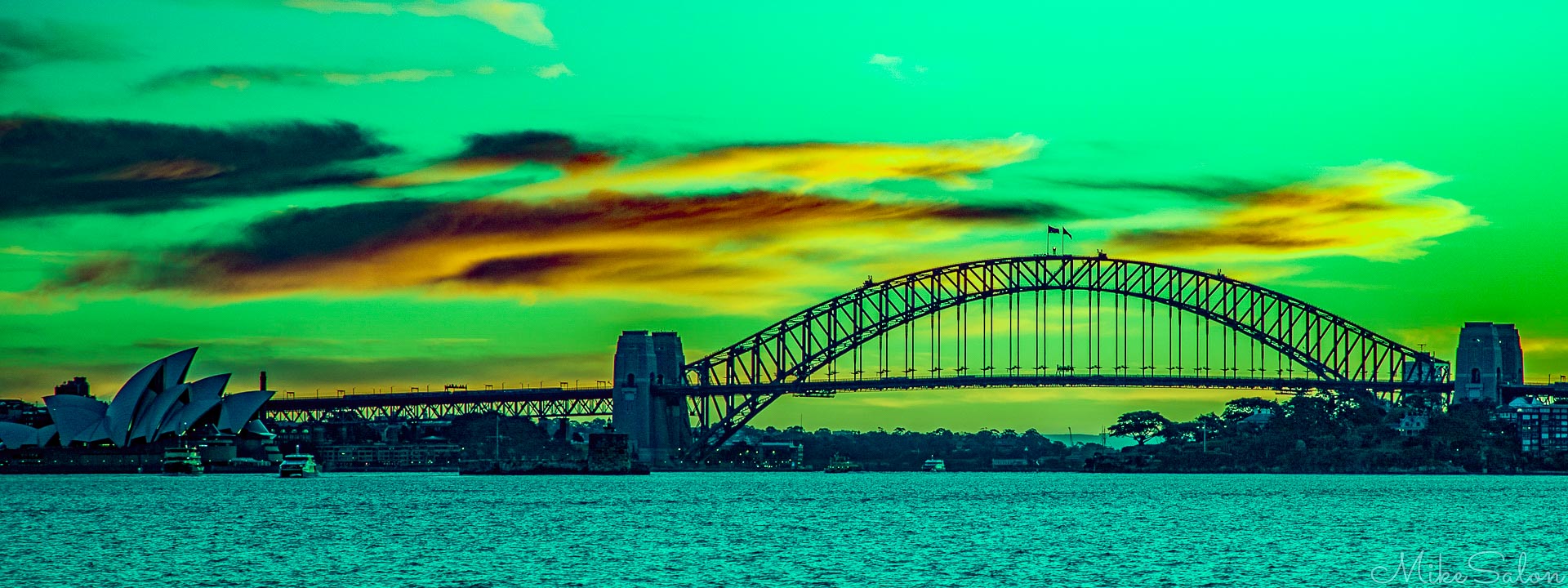 Sydney Harbour mangled by excessive use of Lightroom Develop Sliders [1293]